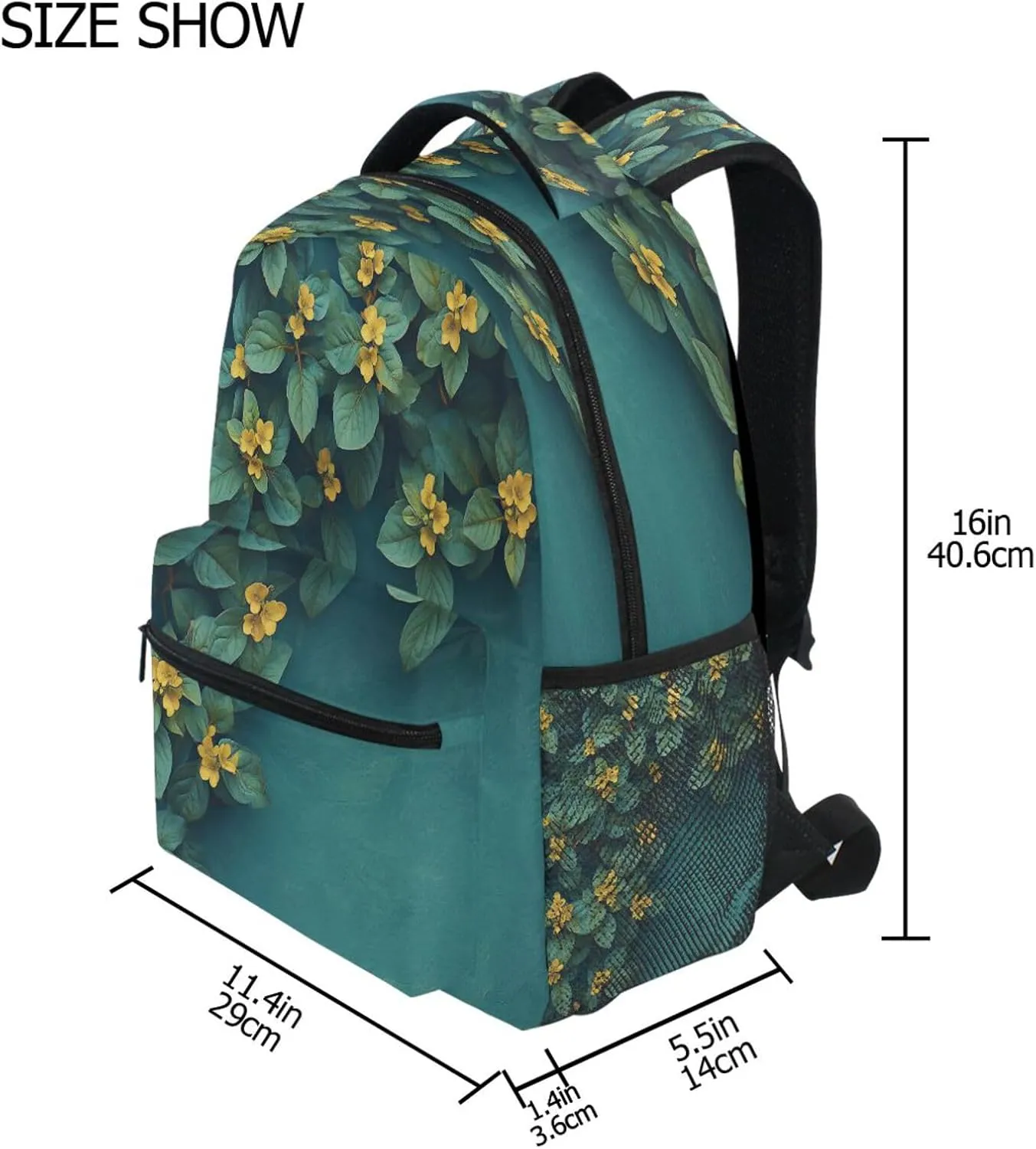 Fun Backpack for Teens Boys Girls Fashion Diaper Bag Backpack with Chest Strap Gift Men & Women Marjoram Dark Academia Style