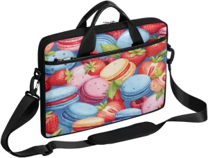 Fun Mushroom Pattern Laptop Shoulder Bag for Tablet Computer Notebook Sleeve Messenger Carrying Case Briefcase Tote
