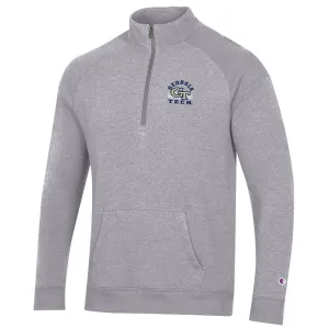 Georgia Tech Yellow Jackets Fleece Left Chest Logo 1/4 Zip Jacket