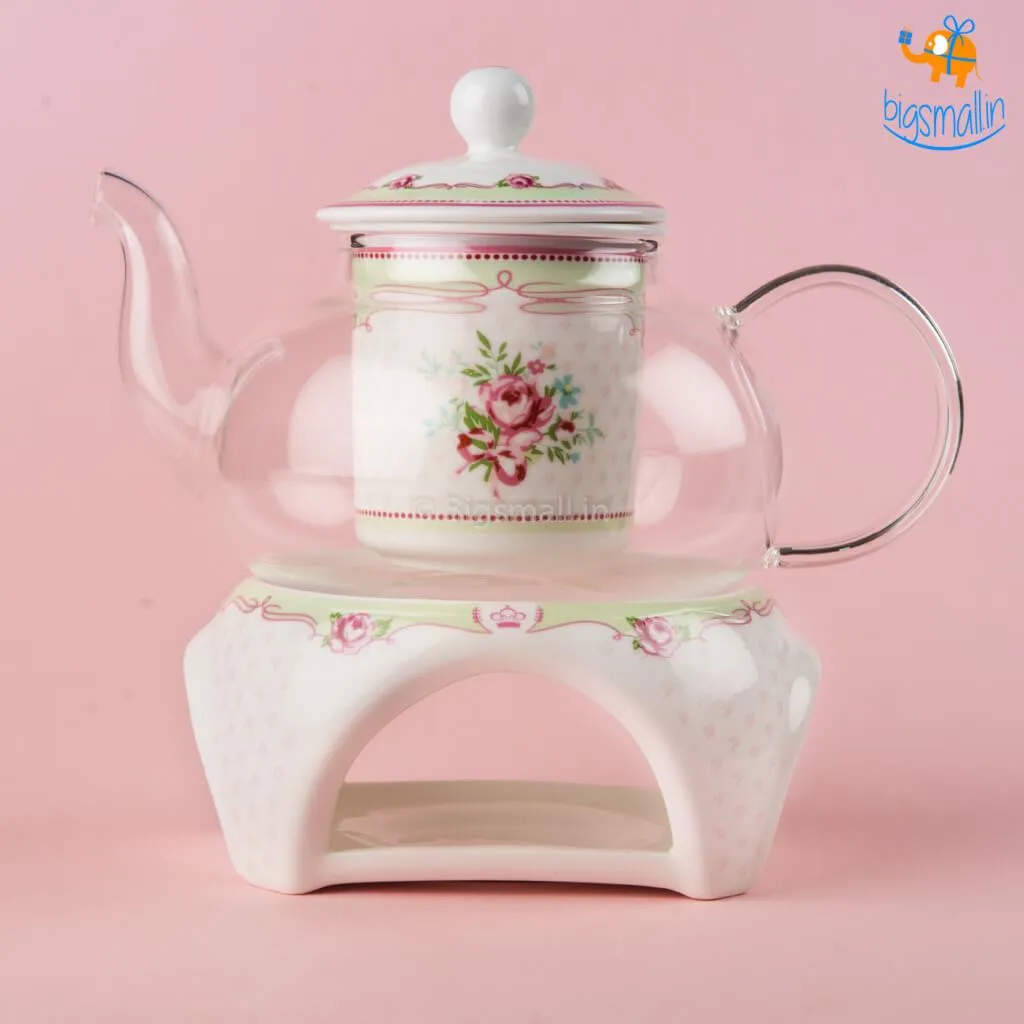 Glass Teapot with Ceramic Infuser