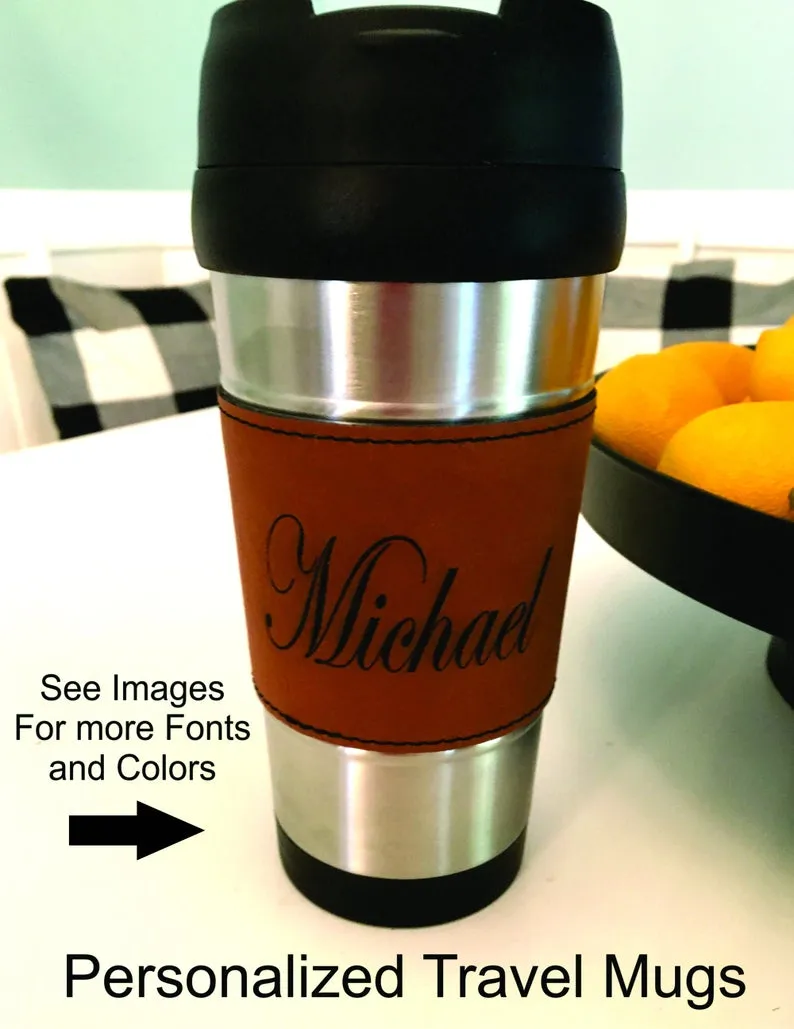 Groomsmen and Bridesmaid travel mug