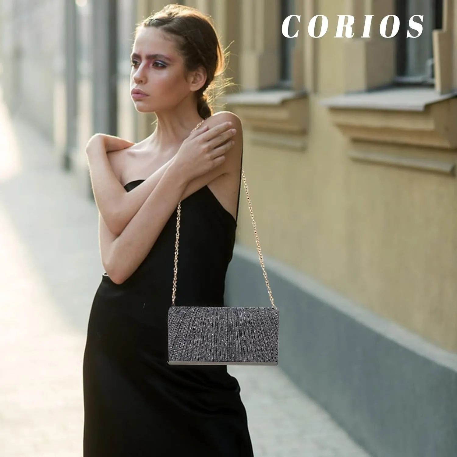 Handbag Women's Shoulder Bag Elegant Crossbody Women Clutch Shiny Sequins Evening Bridal Wedding Purse