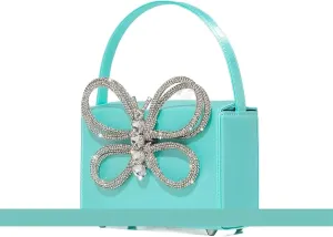 Handbags for women Shiny Bow Box Handbag Dinner Clutch Wedding Party Tote