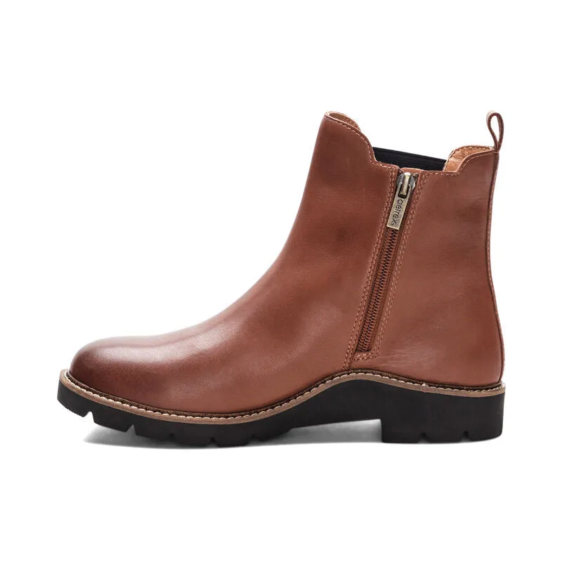Hannah Women Arch Support Boots Cognac