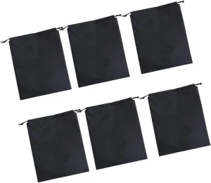 Homoyoyo 40x30cm Nonwoven Fabric Drawstring Bags Bulk Storage Pouches Drawstring Bag Set Home Travel Storage