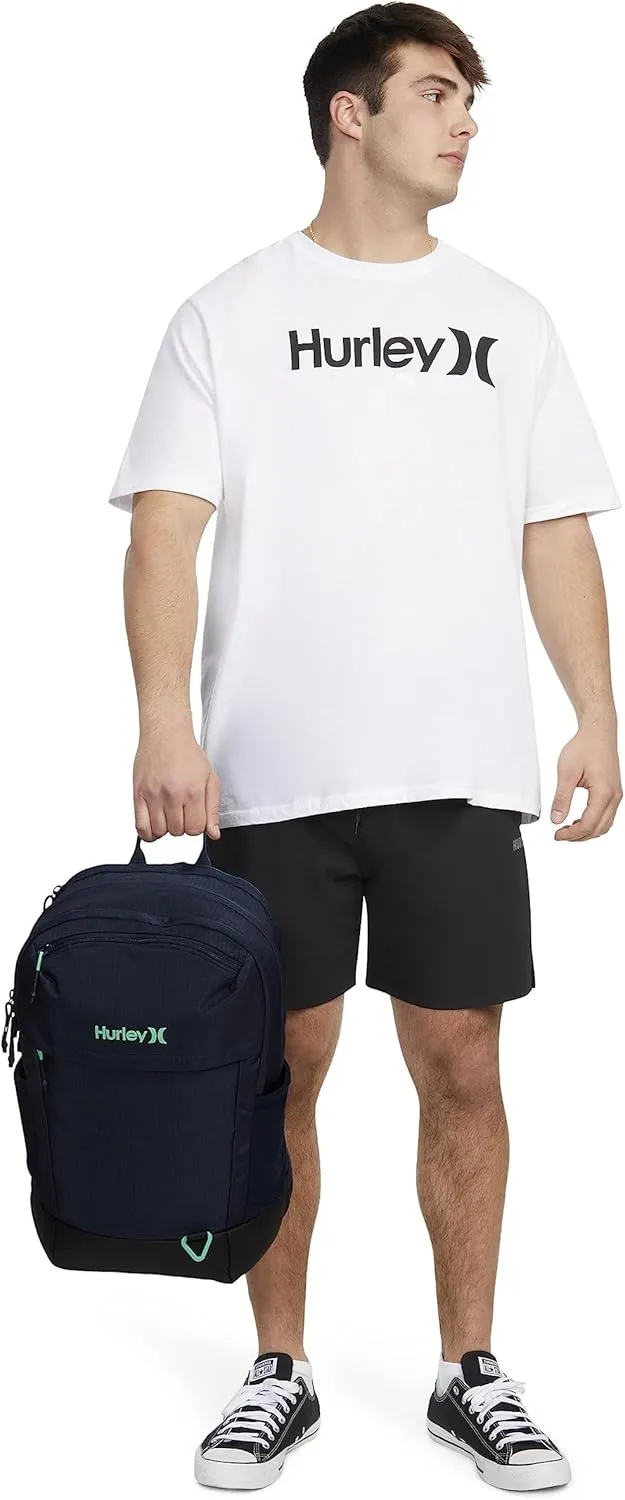 Hurley Mens Classic Backpack, Obsidian, One Size