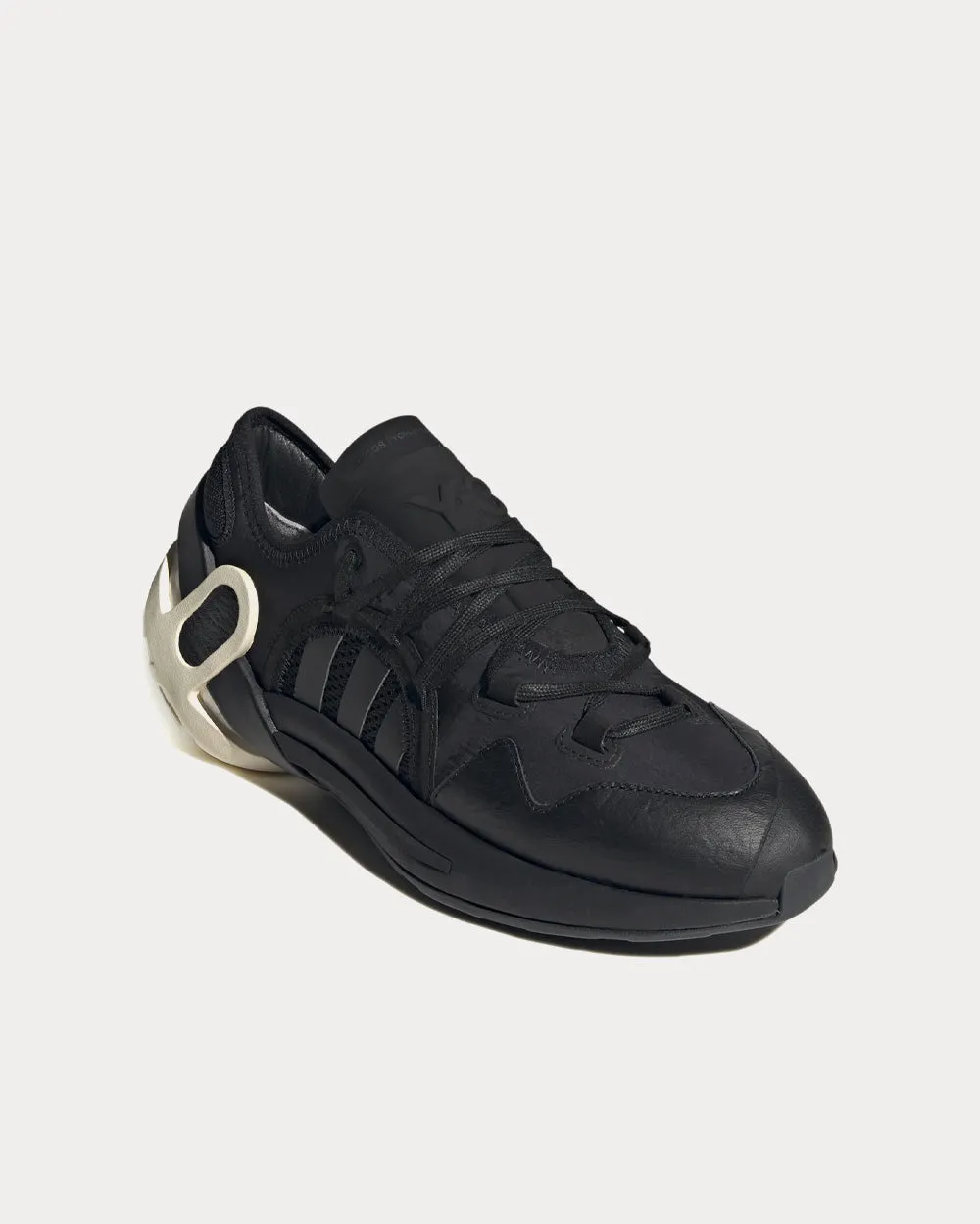 Idoso Boost Black / Cream White Low Top Sneakers