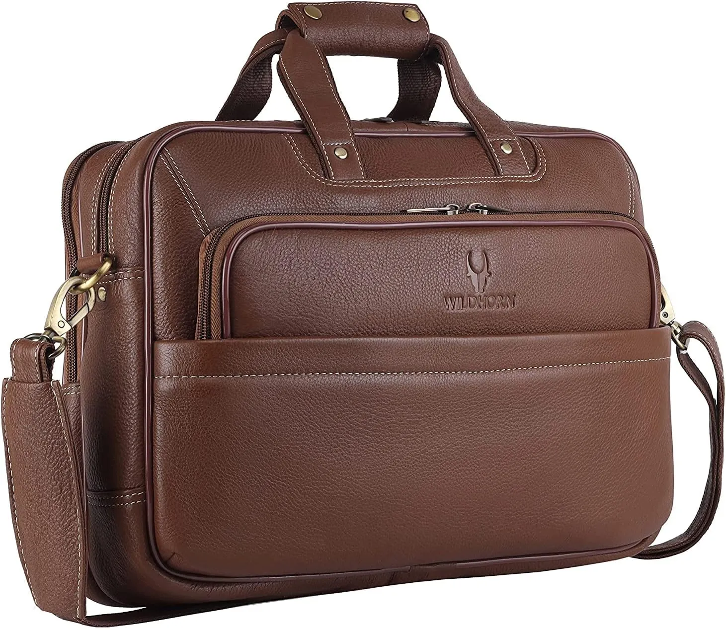 India Leather 16 inches Messenger Bag (MB584)