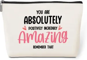 Inspirational Gifts for Women: Positive Quotes Encouragement Office, Graduation, Birthday, Makeup Bag, Cheerful Gifts for Women, Friends, Coworkers, Moms - Mother's Day