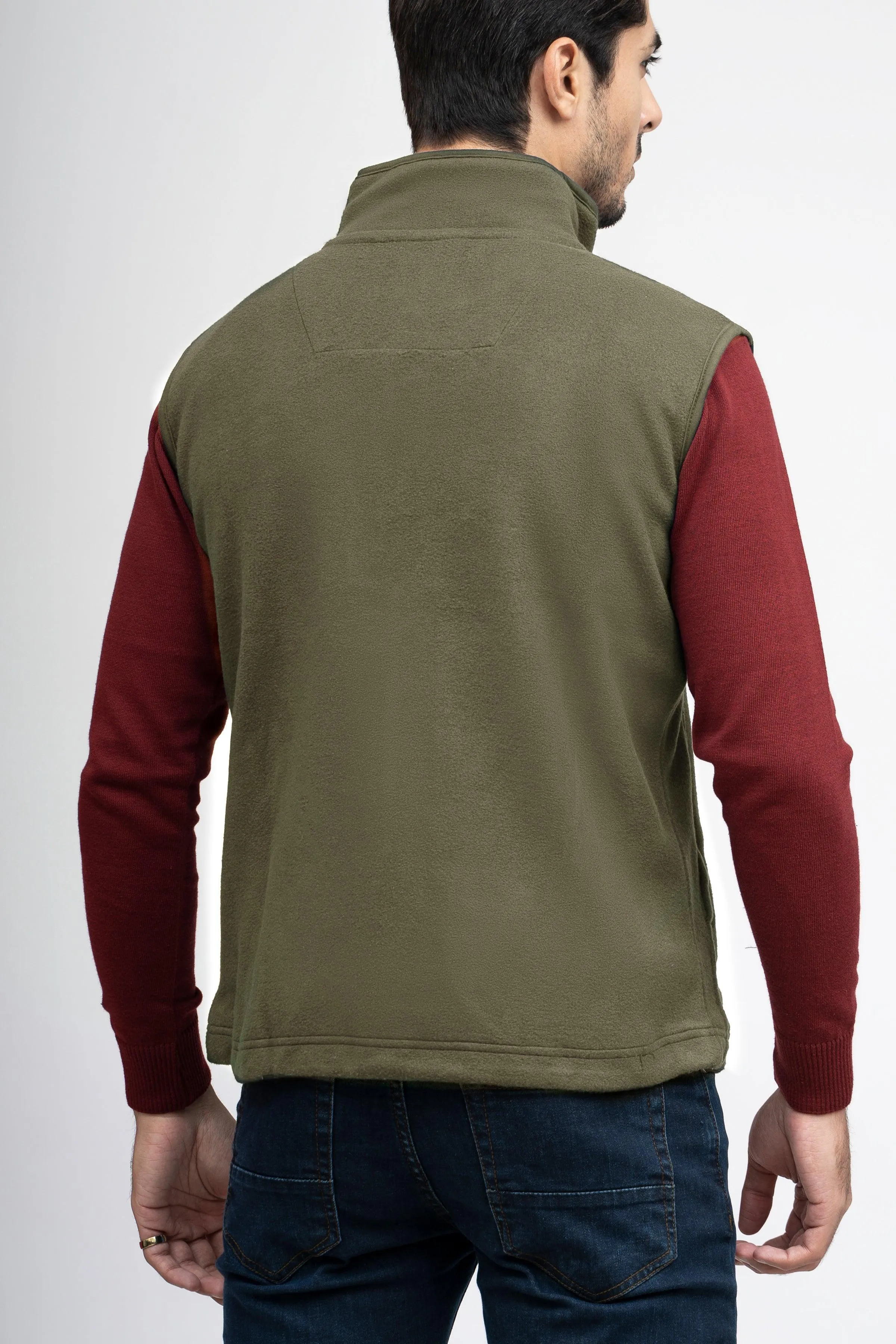 JACKET POLAR FLEECE S/L KHAKI