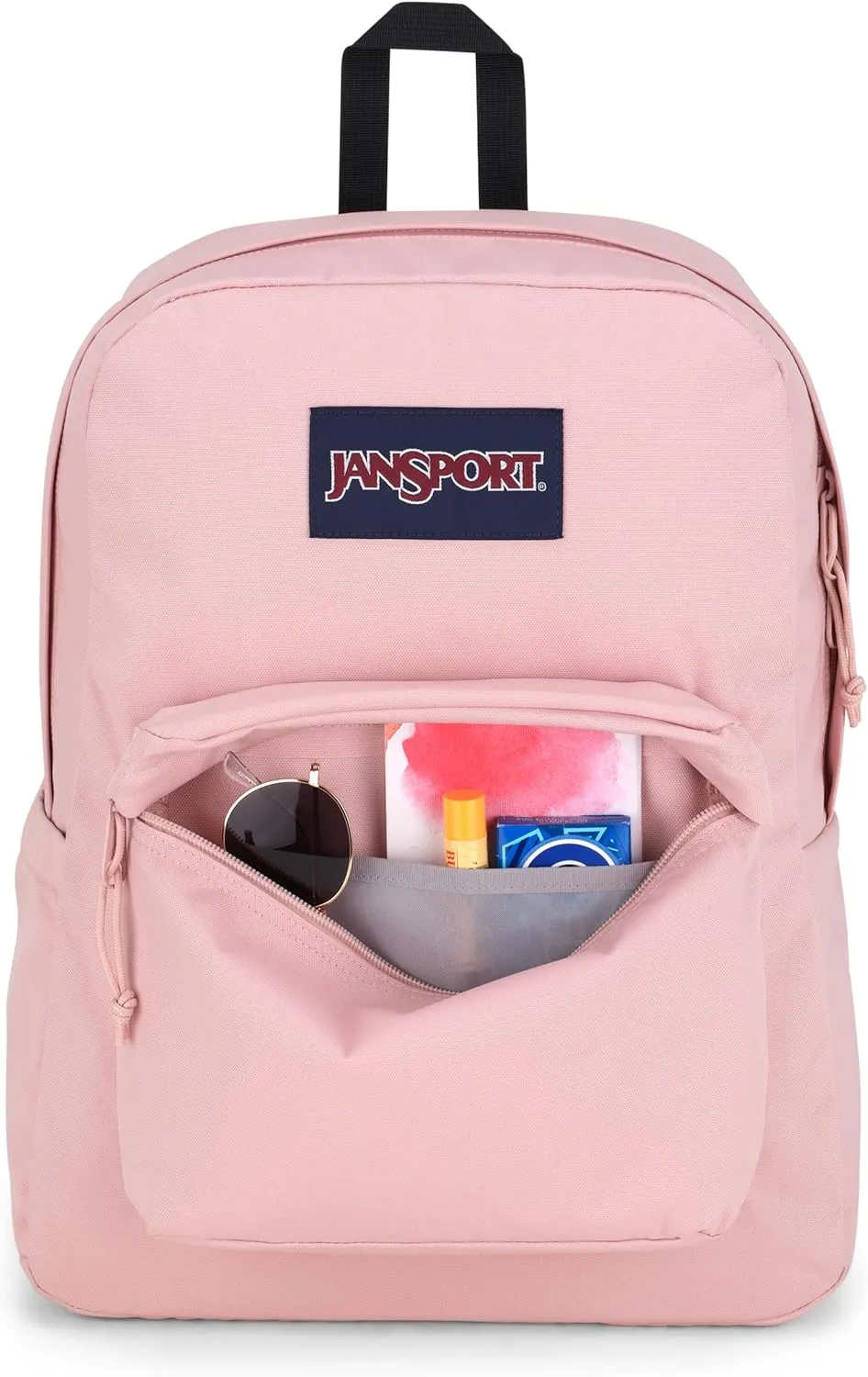 JanSport Superbreak Backpack - Durable, Lightweight Premium Backpack, Misty Rose