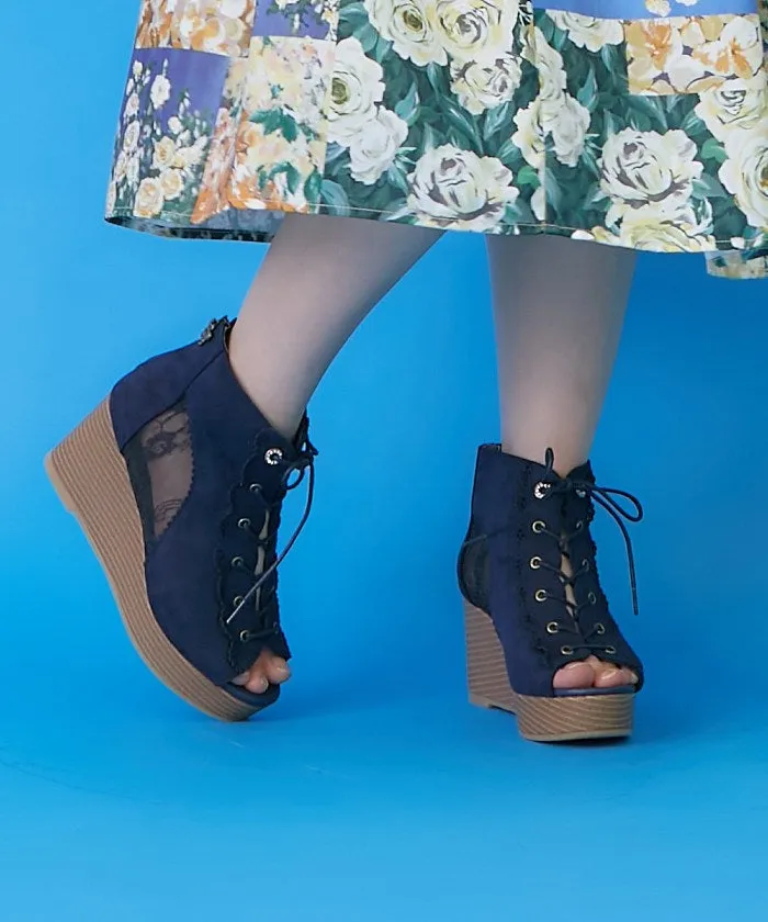 Lace-Up Boot Sandals