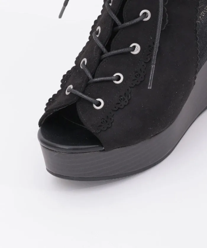 Lace-Up Boot Sandals