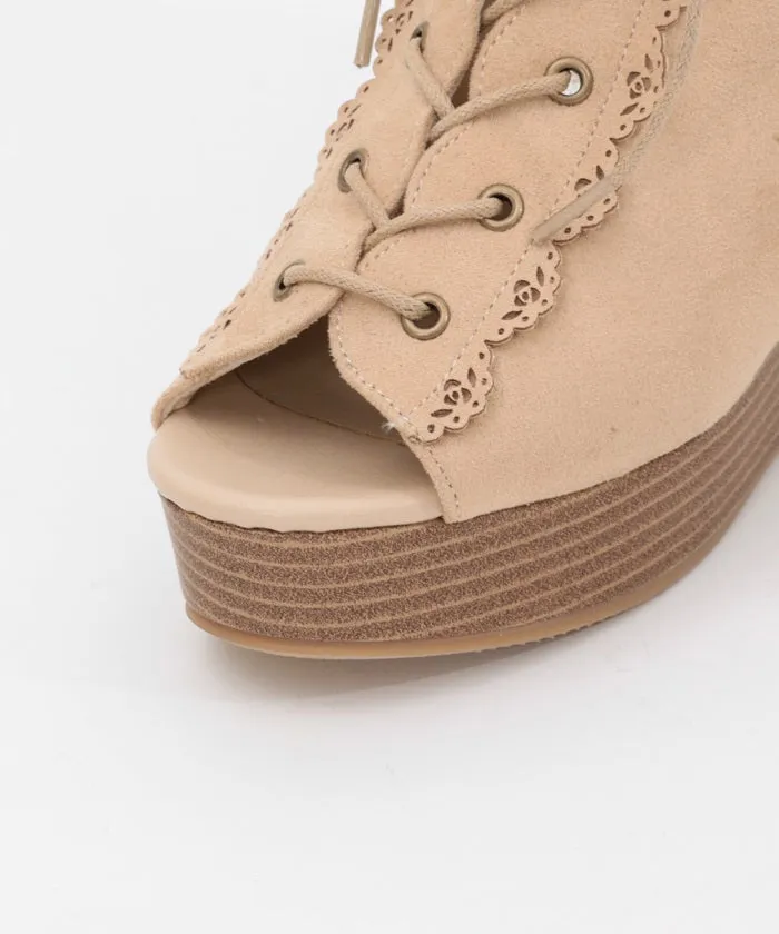 Lace-Up Boot Sandals