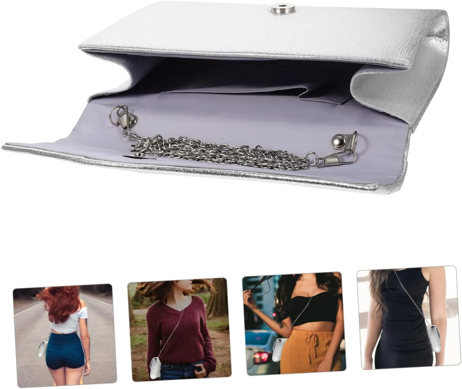Ladies Evening Bag Envelope Clutch Portable Purse Envelope Bag Fashion Clutch Phone Wallet Purses