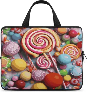 Laptop Bag Ultrathin Candy Printing Laptop Carrying Case Portability Messenger Bags For Work Travel
