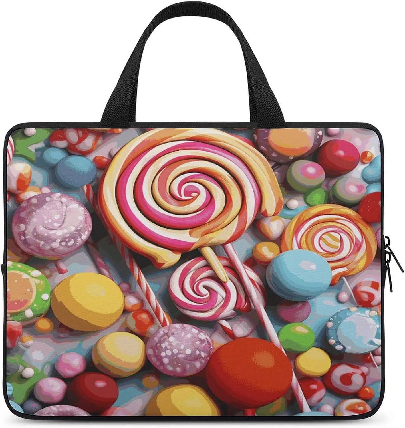 Laptop Bag Ultrathin Candy Printing Laptop Carrying Case Portability Messenger Bags For Work Travel