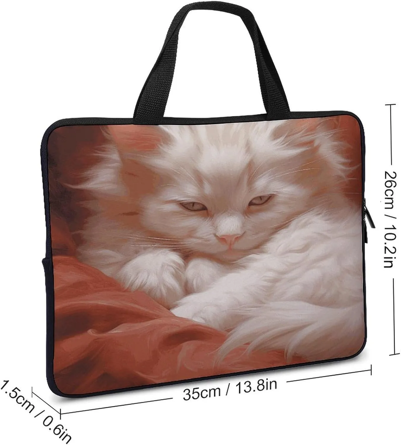 Laptop Bag Ultrathin Hazy Printing Laptop Carrying Case Portability Messenger Bags For Work Travel