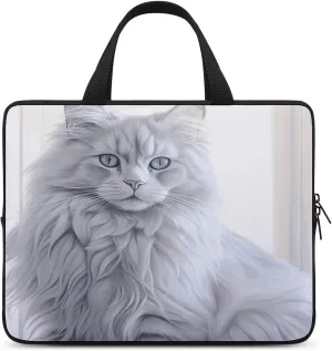 Laptop Bag Ultrathin Long Haired Printing Laptop Carrying Case Portability Messenger Bags For Work Travel