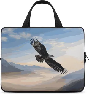 Laptop Bag Ultrathin Mountains Printing Laptop Carrying Case Portability Messenger Bags For Work Travel