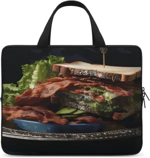 Laptop Bag Ultrathin Sandwich Printing Laptop Carrying Case Portability Messenger Bags For Work Travel