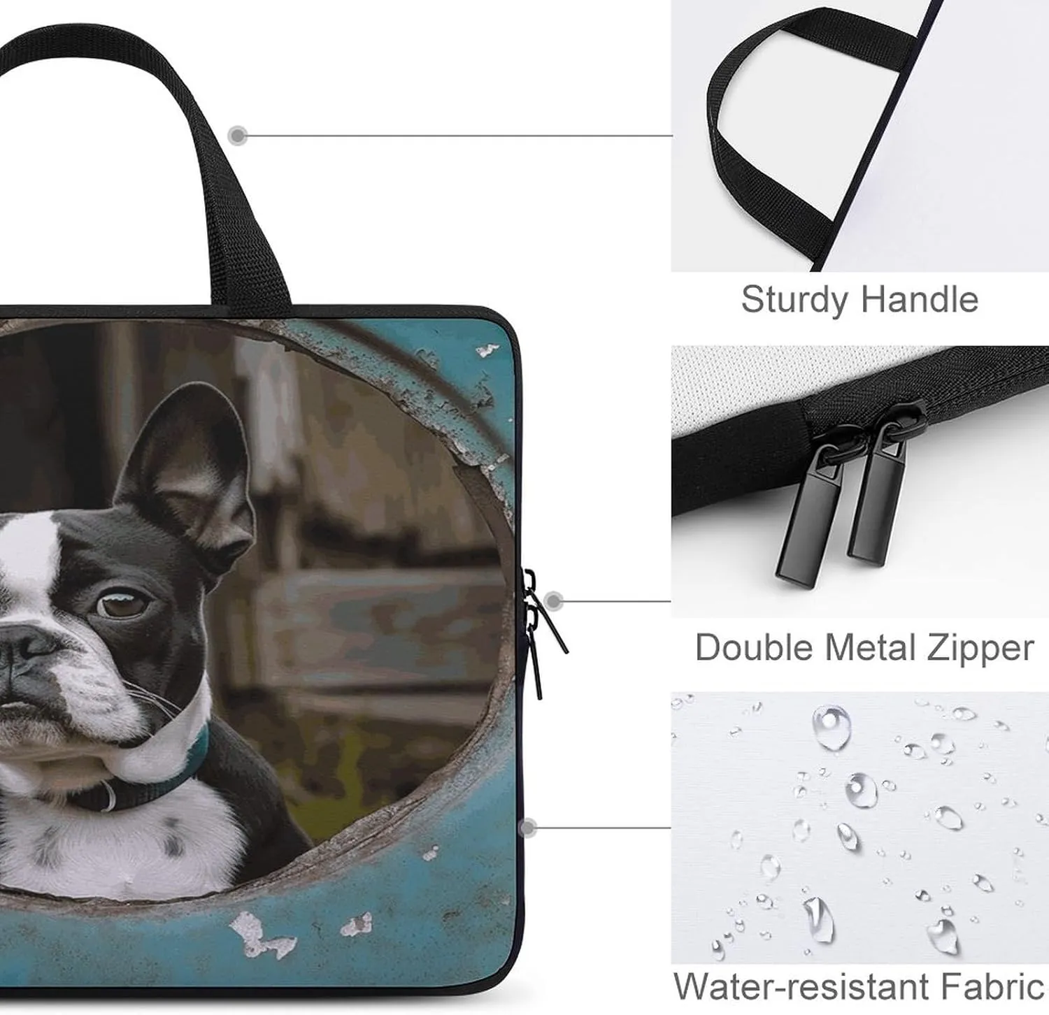 Laptop Bag Ultrathin SFDSDFSD Printing Laptop Carrying Case Portability Messenger Bags For Work Travel