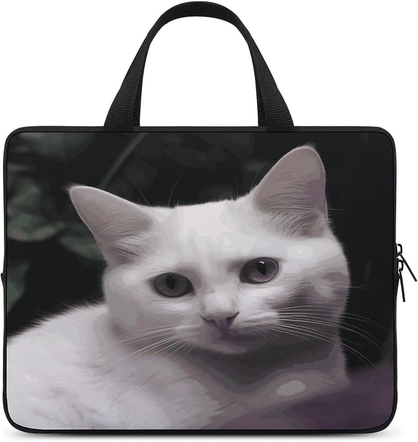 Laptop Bag Ultrathin White Printing Laptop Carrying Case Portability Messenger Bags For Work Travel