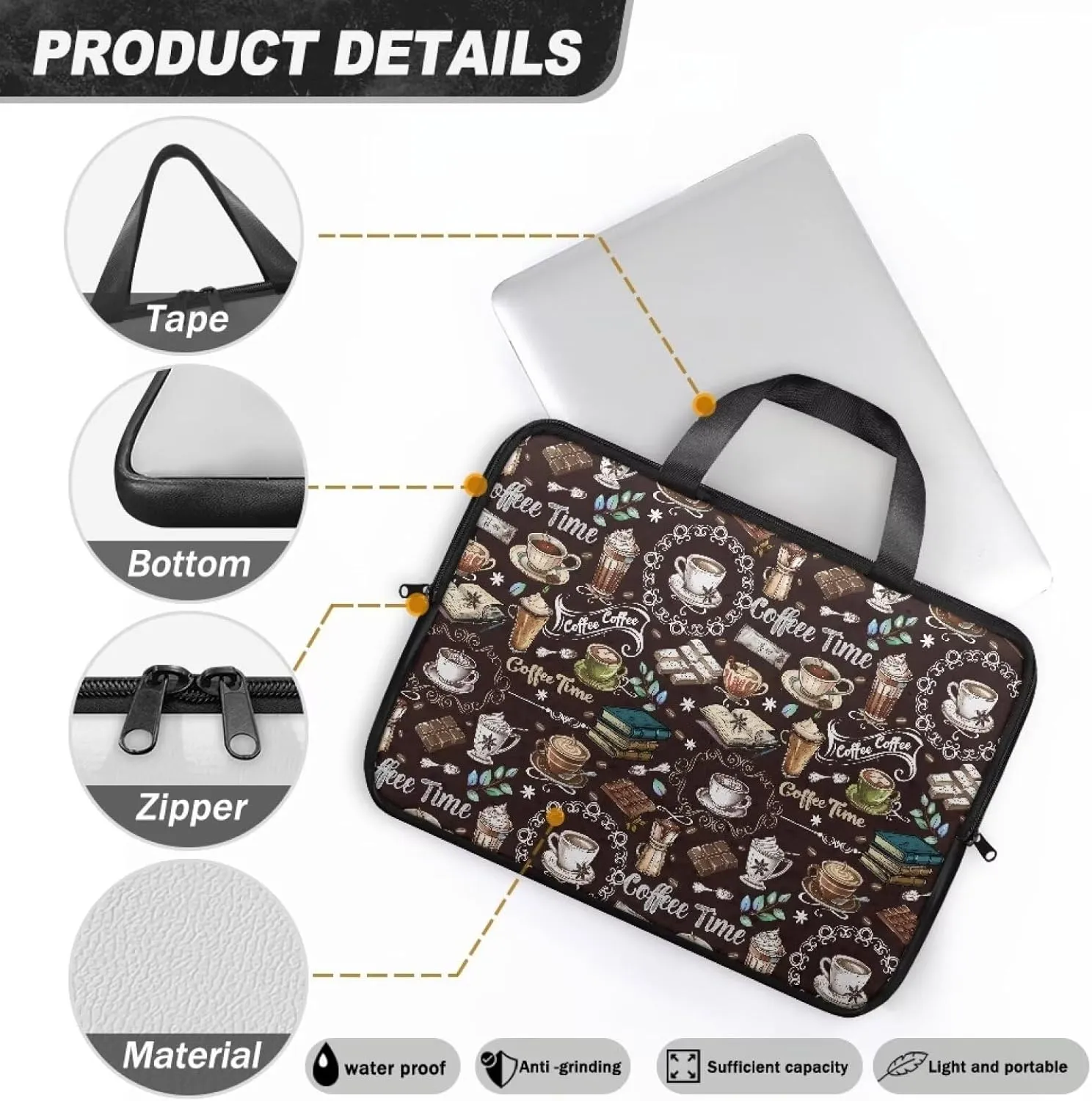 Laptop Carrying Case,Laptop Cover,15" 17" 15.6",Laptop Bag 17.3" Laptop Messenger Bags