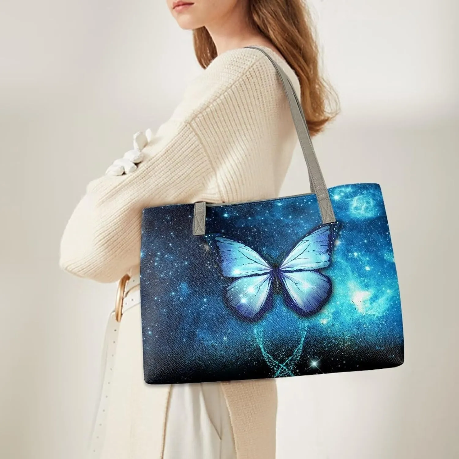 Leather Handbags Oversized Shoulder Bag Ladies Top Handle Purse for Women Designer Shoulder Tote Purse and Handbags