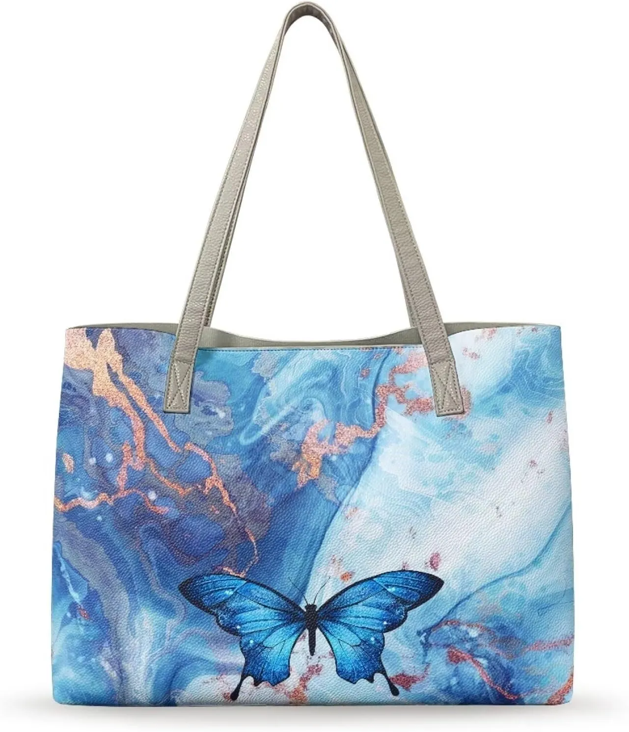 Leather Handbags Oversized Shoulder Bag Ladies Top Handle Purse for Women Designer Shoulder Tote Purse and Handbags