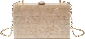 LETODE Acrylic Clutch Bags Purse Perspex Bag Handbags for Women
