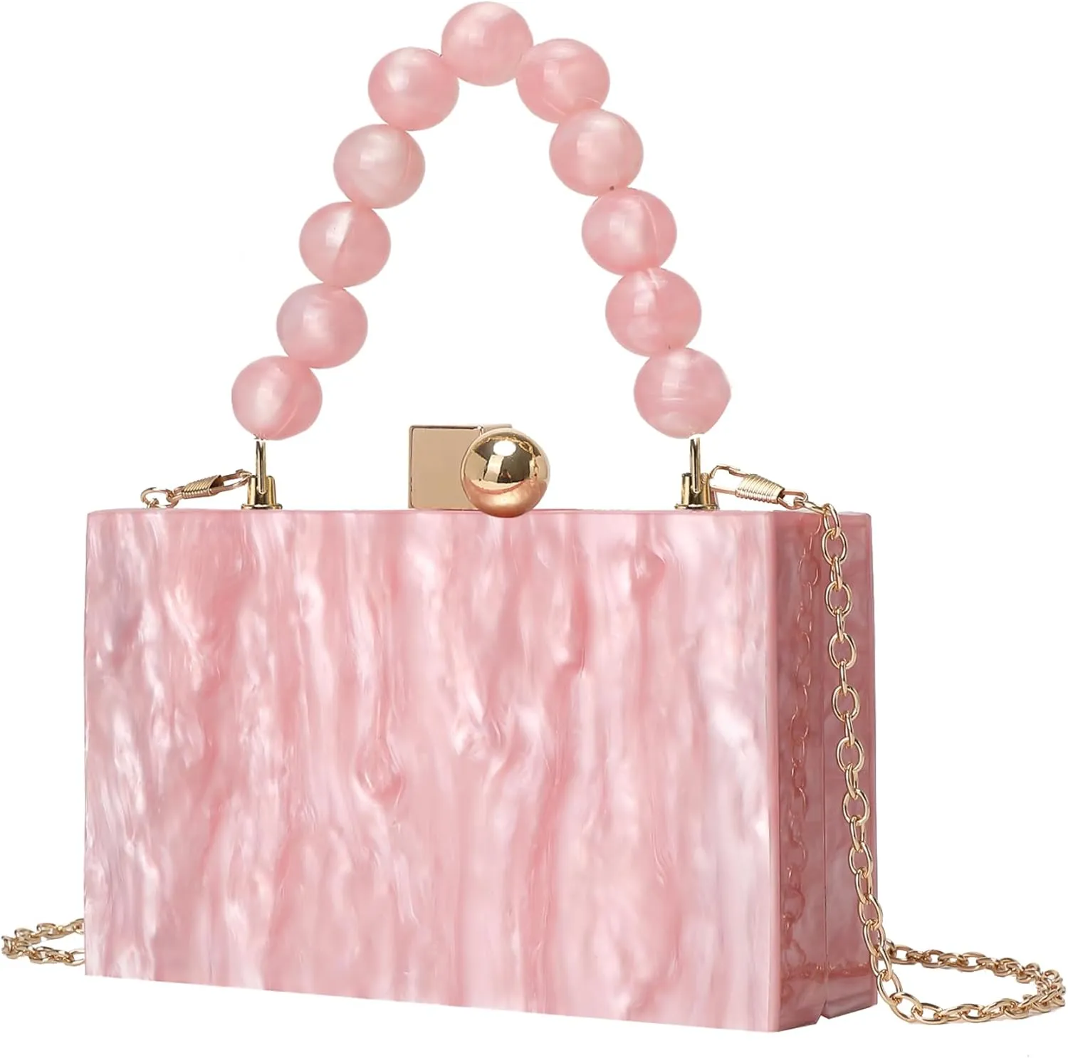 LETODE Acrylic Clutch Purses for Women Evening Clutch Bag Purse Handbag Wedding Party Cocktail