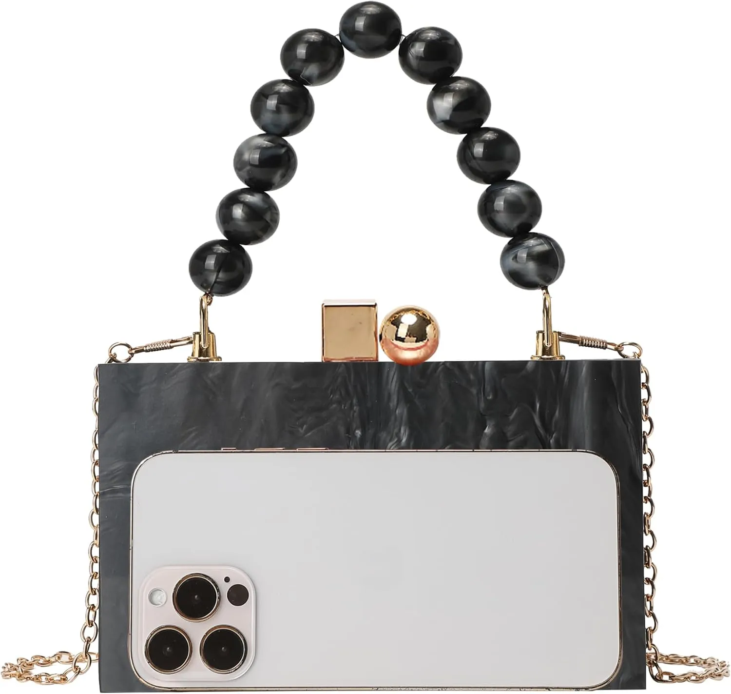 LETODE Acrylic Clutch Purses for Women Evening Clutch Bag Purse Handbag Wedding Party Cocktail