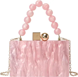 LETODE Acrylic Clutch Purses for Women Evening Clutch Bag Purse Handbag Wedding Party Cocktail