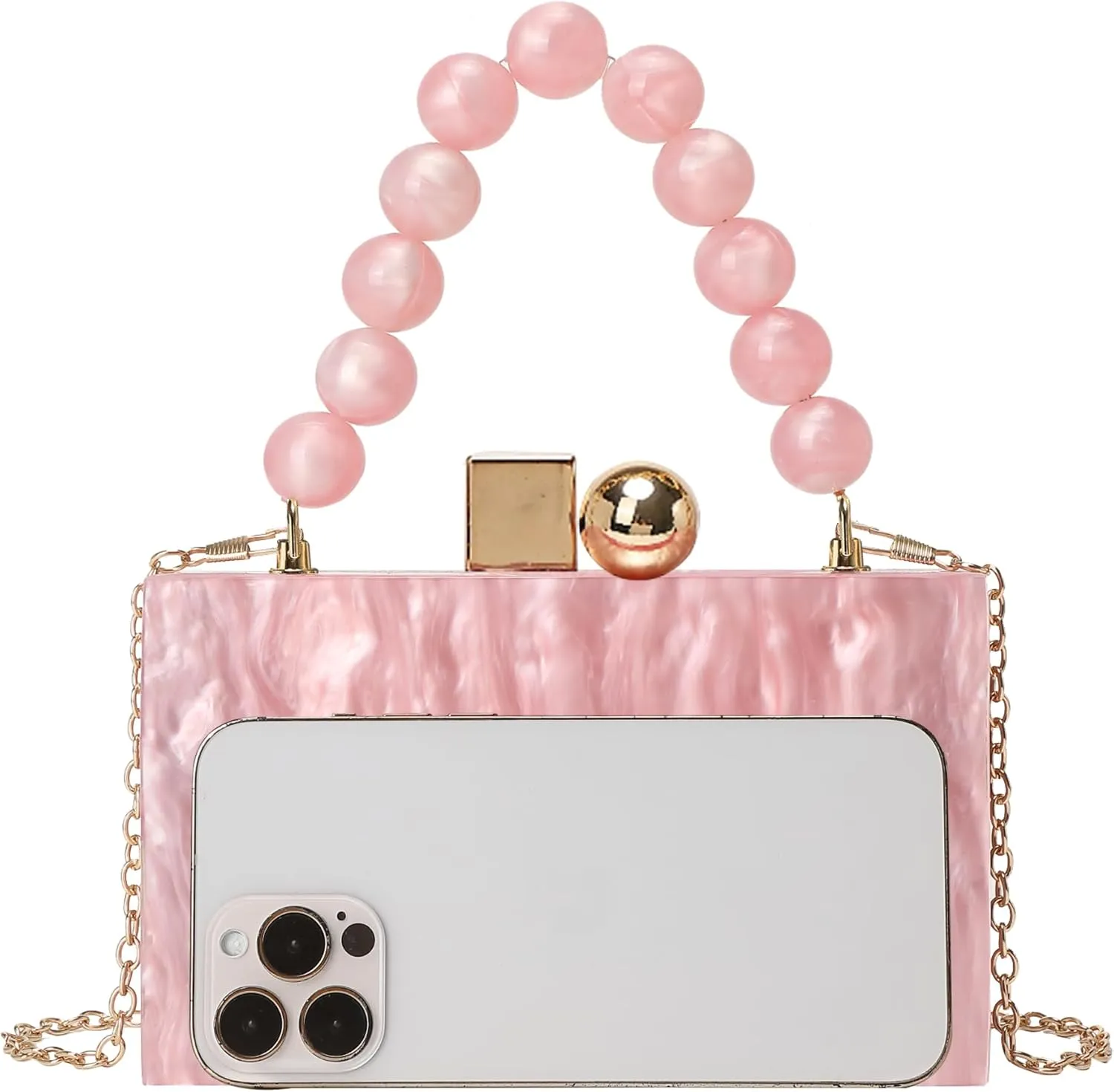 LETODE Acrylic Clutch Purses for Women Evening Clutch Bag Purse Handbag Wedding Party Cocktail