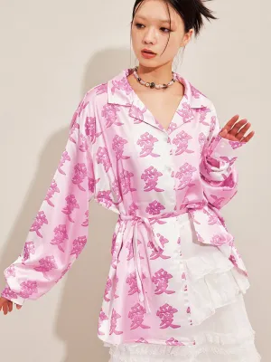 Letter Japanese-style Nichi Tops