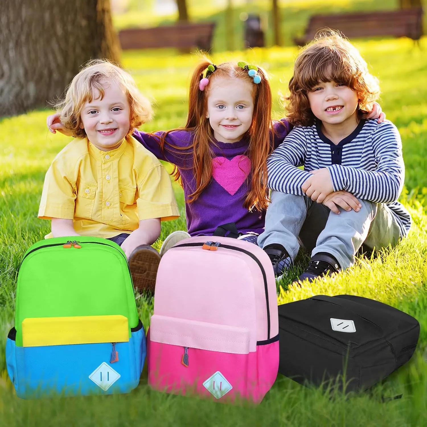 Little Kids Backpack for Girls Boys - Toddler Preschool Backpack School Bag Cute Kindergarten Backpack for Aged 3-8, Black