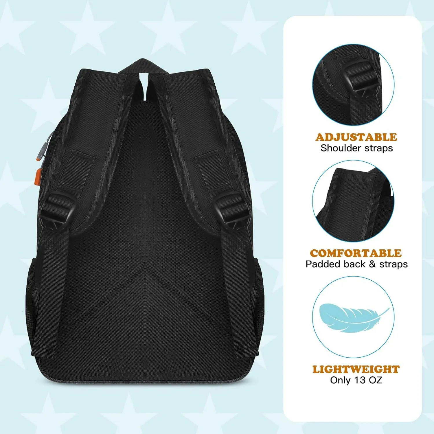 Little Kids Backpack for Girls Boys - Toddler Preschool Backpack School Bag Cute Kindergarten Backpack for Aged 3-8, Black