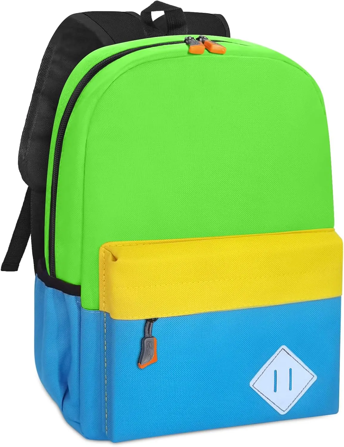 Little Kids Backpack for Girls Boys - Toddler Preschool Backpack School Bag Cute Kindergarten Backpack for Aged 3-8, Green Blue