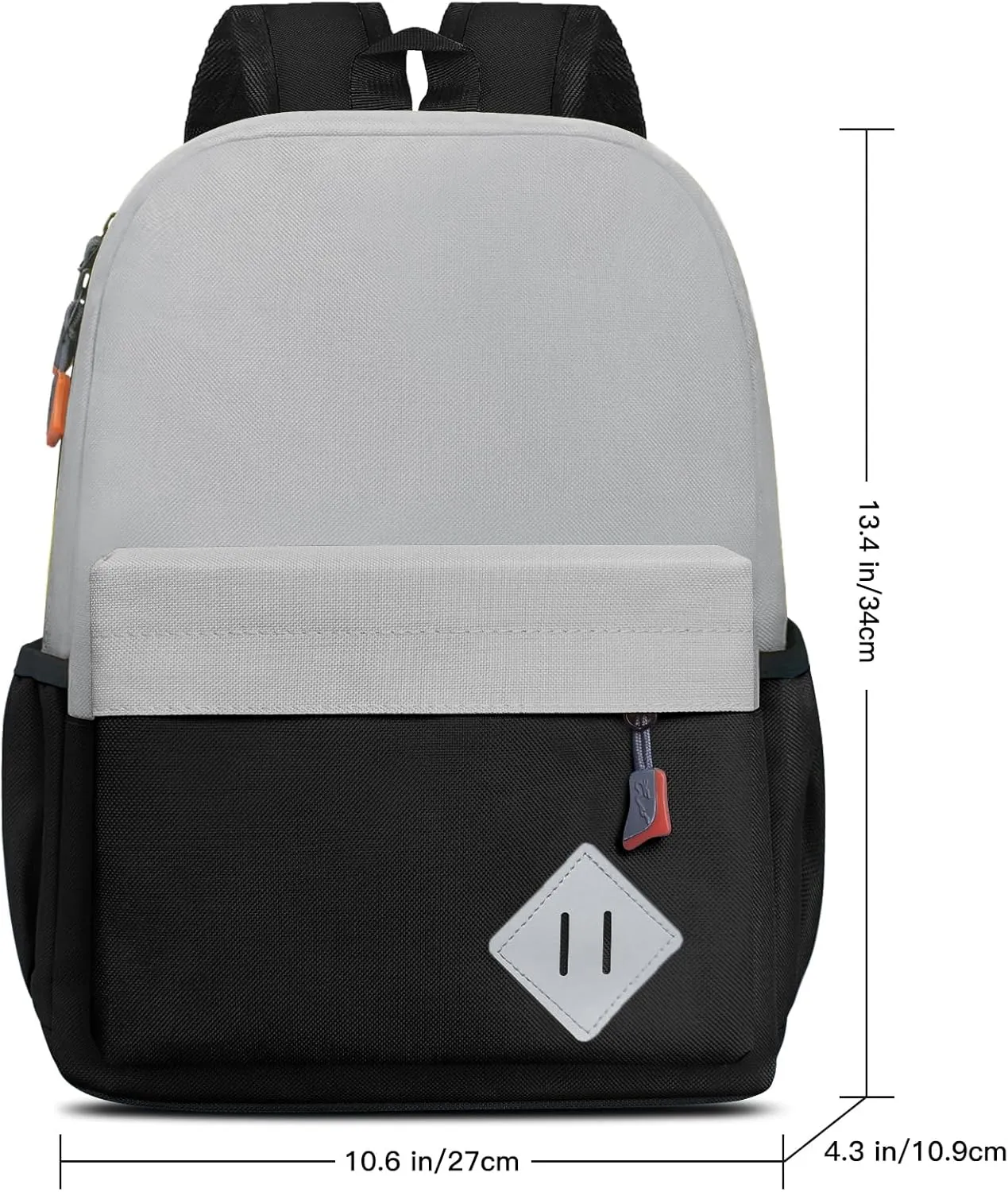 Little Kids Backpack for Girls Boys - Toddler Preschool Backpack School Bag Cute Kindergarten Backpack for Aged 3-8, Grey Black