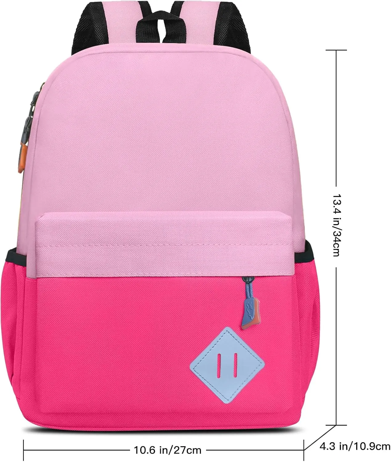 Little Kids Backpack for Girls Boys - Toddler Preschool Backpack School Bag Cute Kindergarten Backpack for Aged 3-8, Pink Rose