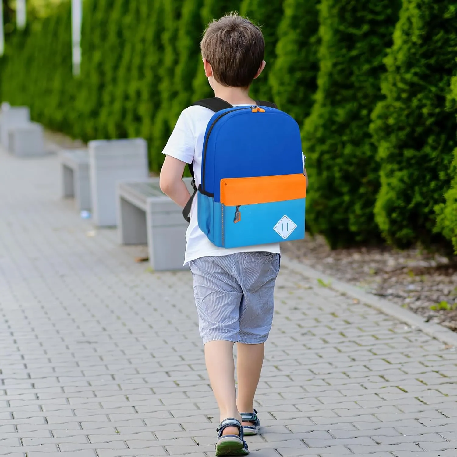 Little Kids Backpack for Girls Boys - Toddler Preschool Backpack School Bag Cute Kindergarten Backpack for Aged 3-8, Treasure Blue Sky Blue