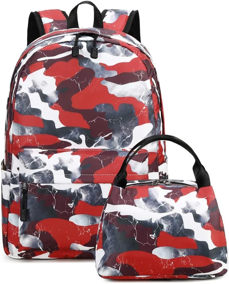 Lmwzh Backpack For Boys Elementary School Bags Kids Bookbag Waterproof Lightweight Durable (2023 Model) (A-Red)