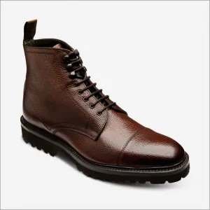 Loake Aquarius  Dark Brown Grain Calf Leather Boot@