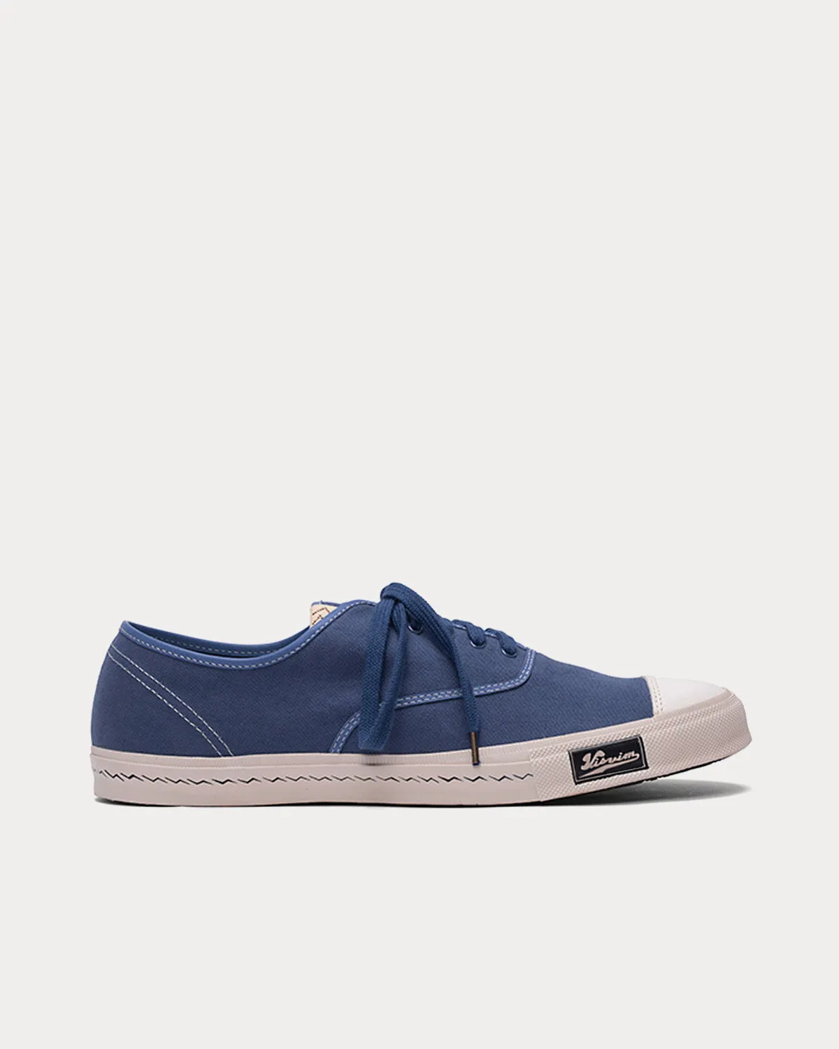 Logan Deck Lo Canvas Navy Low Top Sneakers
