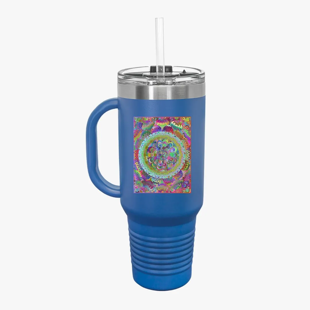 Mandala Art Insulated Travel Mug - The Perfect Stanley Alternative
