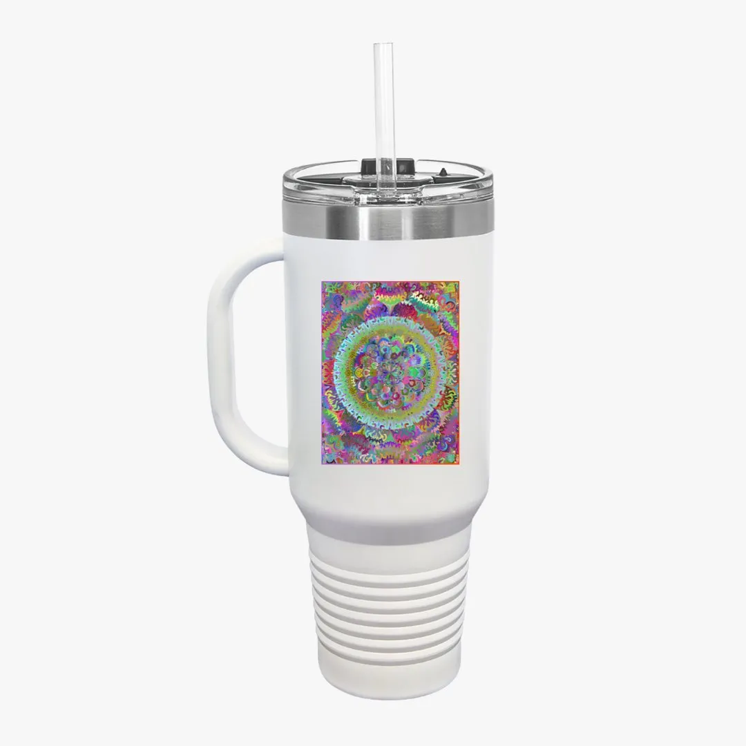 Mandala Art Insulated Travel Mug - The Perfect Stanley Alternative