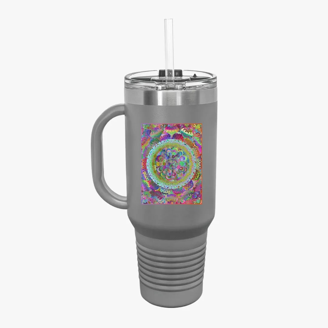 Mandala Art Insulated Travel Mug - The Perfect Stanley Alternative