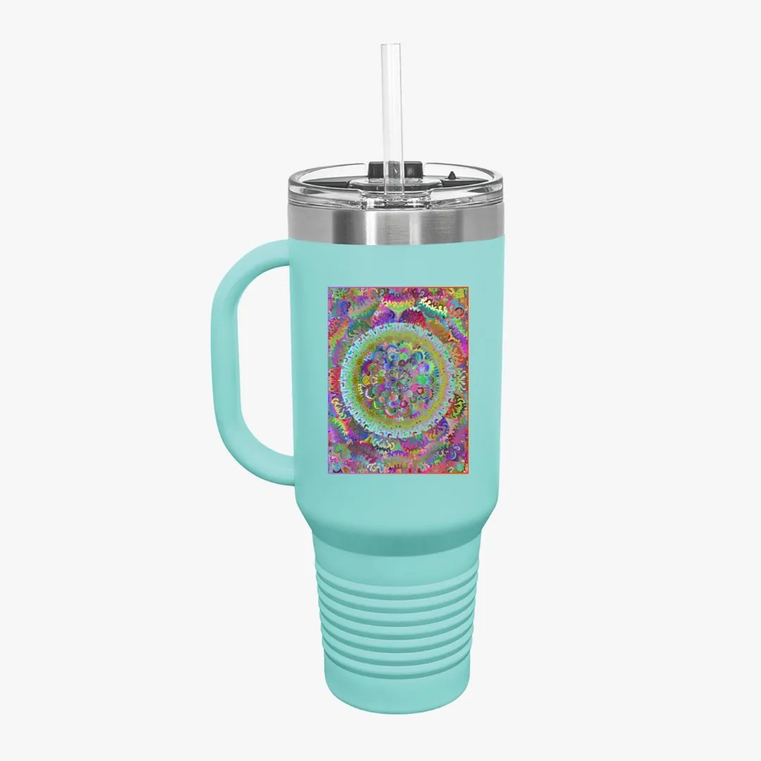 Mandala Art Insulated Travel Mug - The Perfect Stanley Alternative