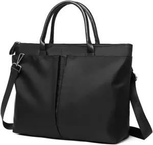 Men Casual Waterproof Oxford Briefcase Convertible 12/14/15.6 Inch Messenger Bags Handbag Business Shoulder Bag